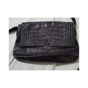 Vince croc embossed crossbody bag